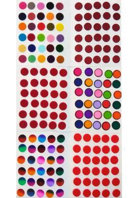 Multicolor Designer Velvet Bindi Set