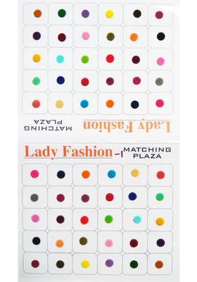 Multicolor Designer Velvet Bindi Set