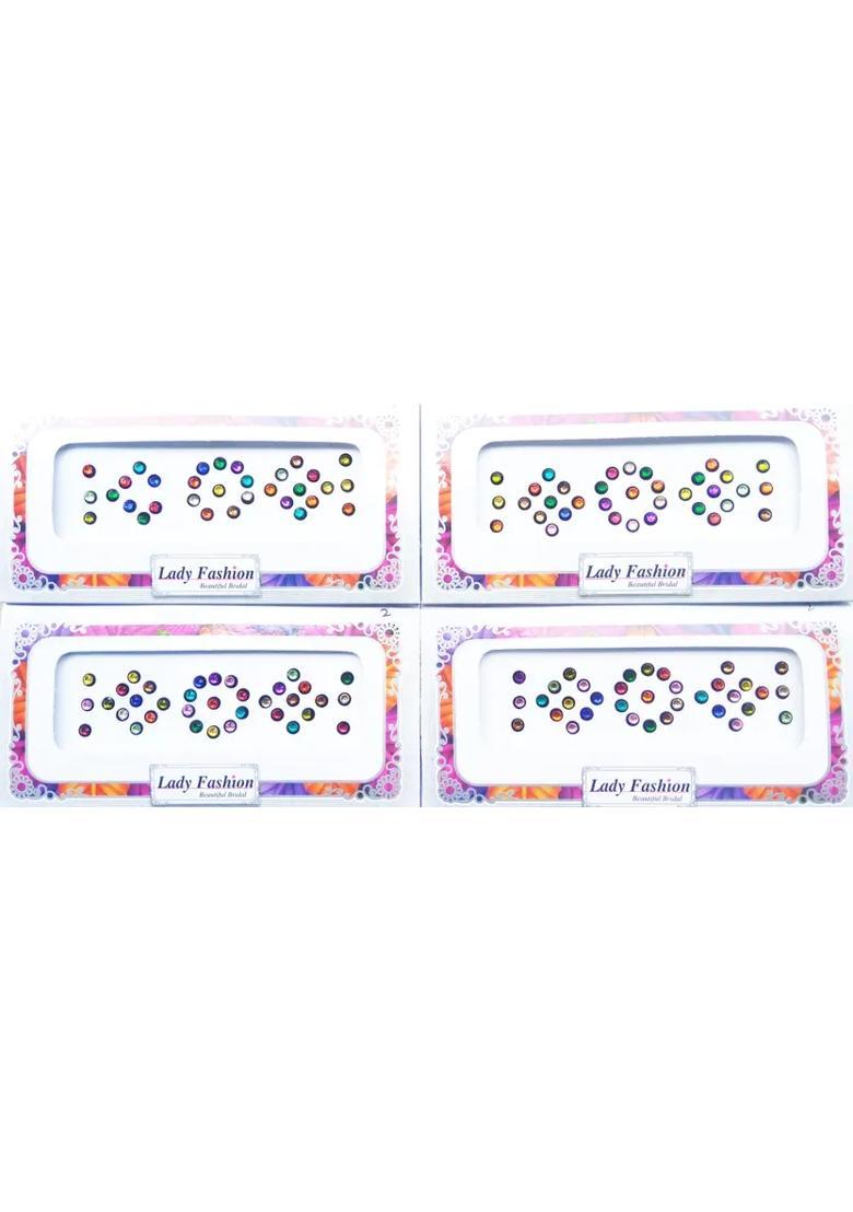 Multicolor Designer Bindi Set - Indya