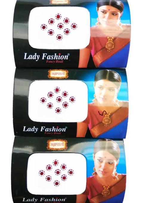 Maroon Designer Bindi Set