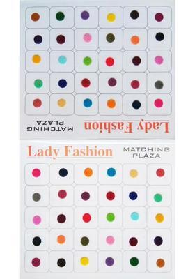 Multicolor Designer Velvet Bindi Set