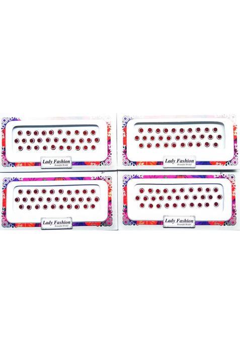 Maroon Designer Bindi Set