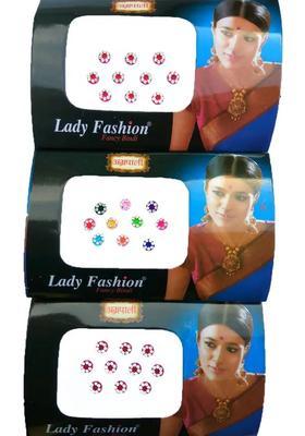 Multicolor Designer Bindi Set