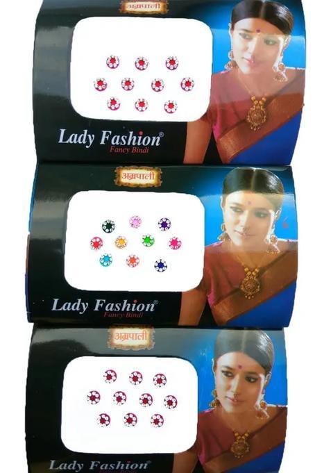 Multicolor Designer Bindi Set