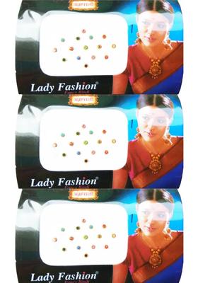 Multicolor Designer Bindi Set