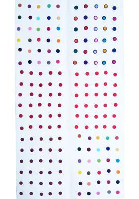 Multicolor Designer Velvet Bindi Set