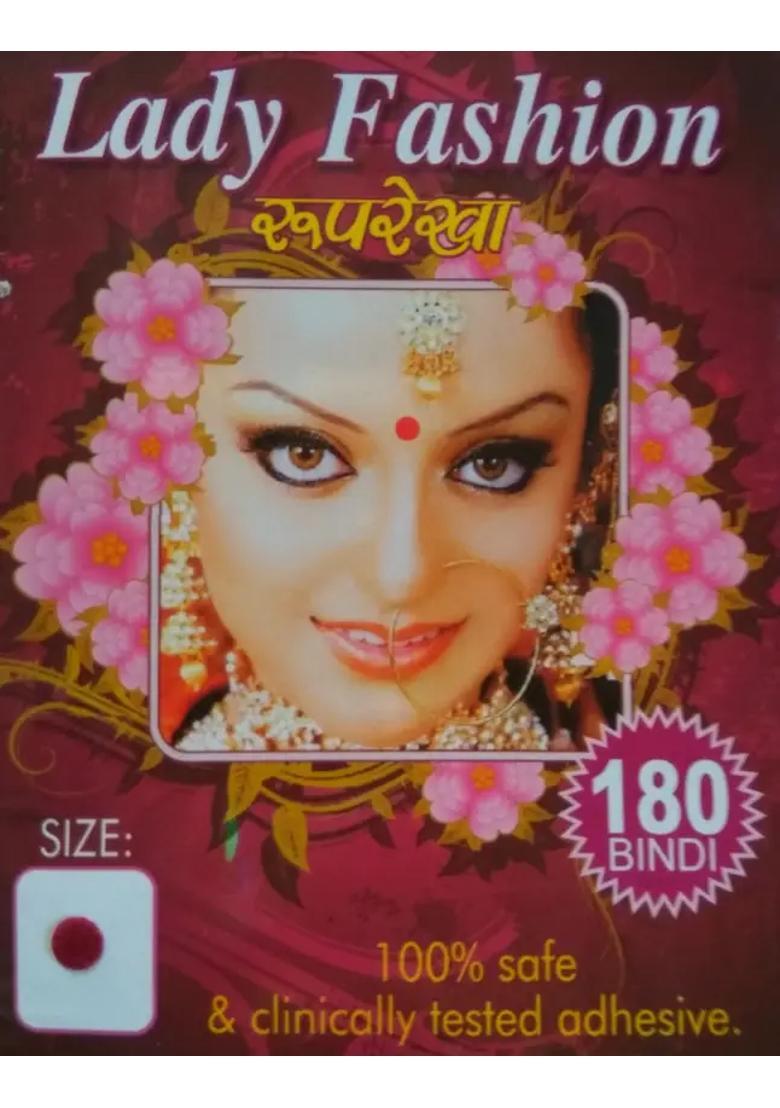 Multicolor Designer Velvet Bindi Set - Indya