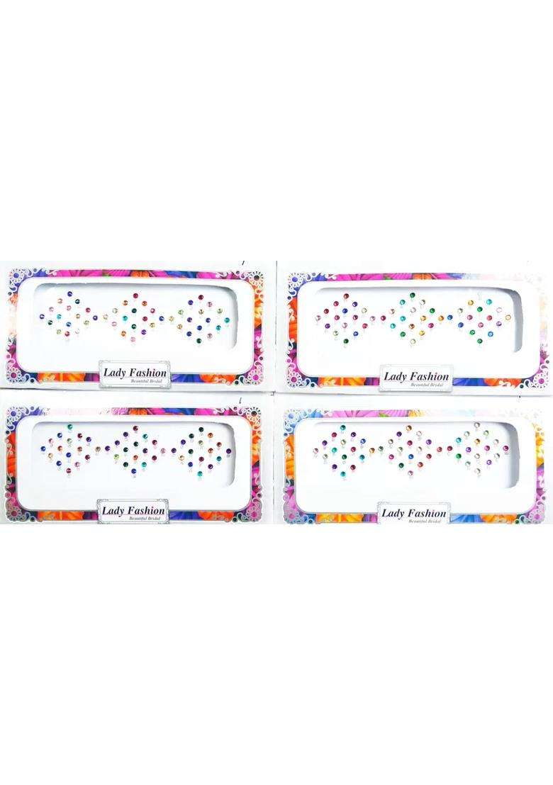 Multicolor Designer Bindi Set - Indya
