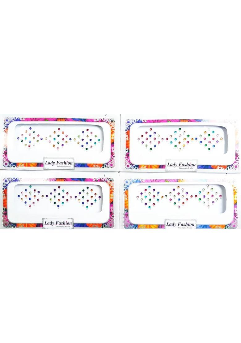 Multicolor Designer Bindi Set - Indya