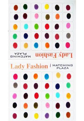 Multicolor Designer Velvet Bindi Set