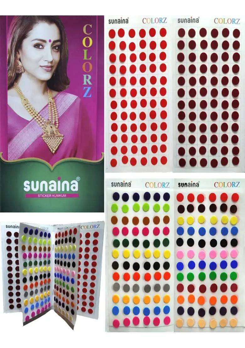 Multicolor Designer Bindi Set - Indya