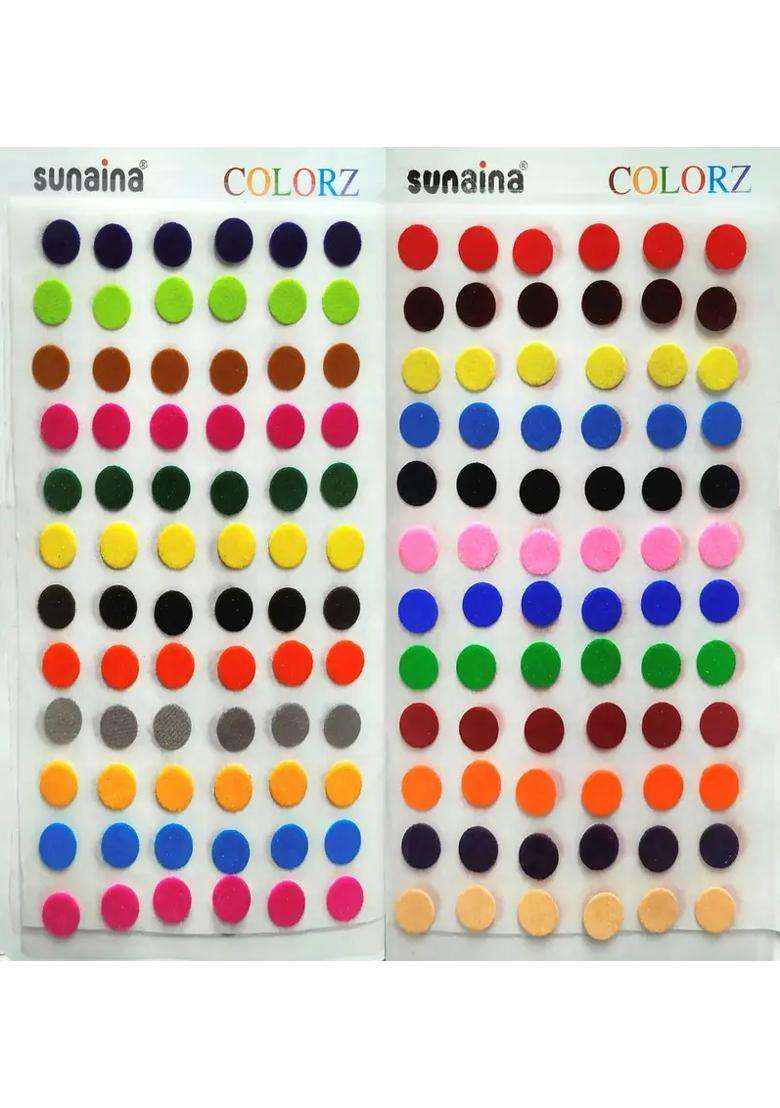 Multicolor Designer Bindi Set - Indya
