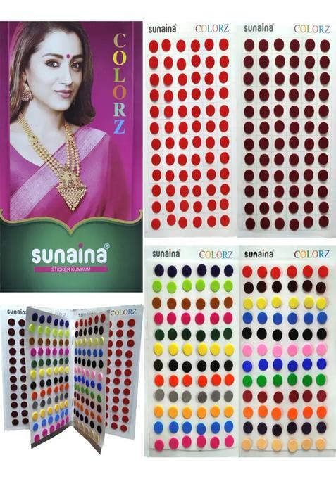 Multicolor Designer Bindi Set