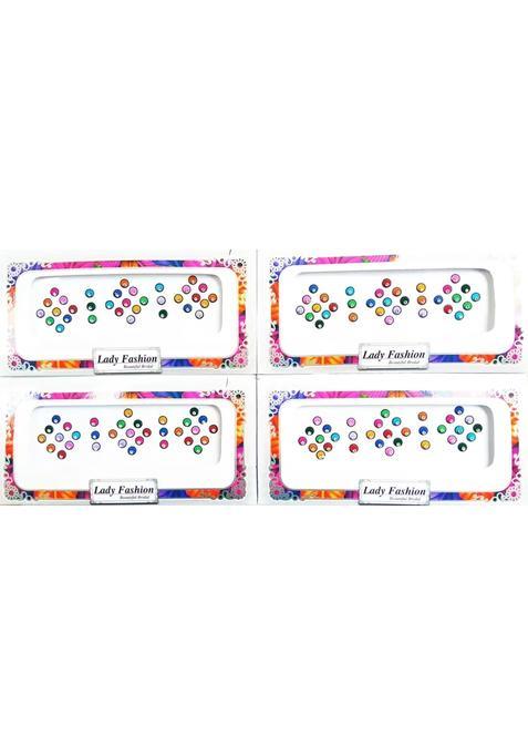 Multicolor Designer Bindi Set