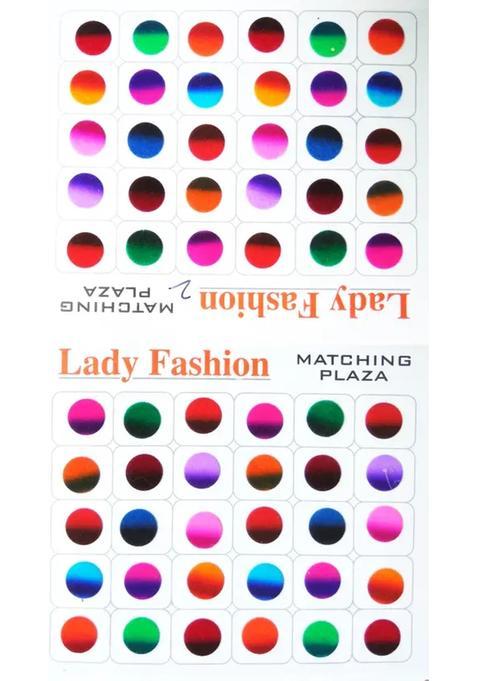 Multicolor Designer Velvet Bindi Set