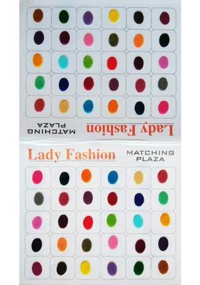 Multicolor Designer Velvet Bindi Set