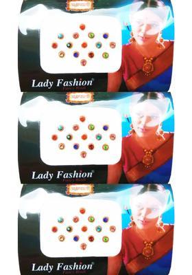 Multicolor Designer Bindi Set
