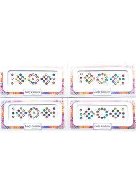 Multicolor Designer Bindi Set