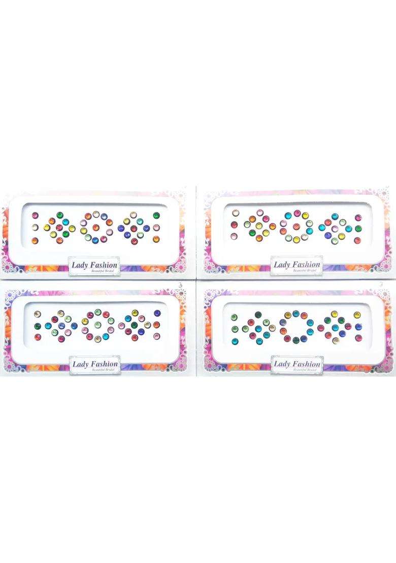 Multicolor Designer Bindi Set - Indya