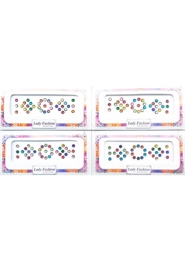 Multicolor Designer Bindi Set - Indya