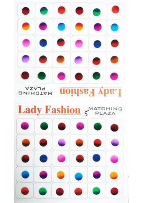 Multicolor Elegant Velvet Bindi Set