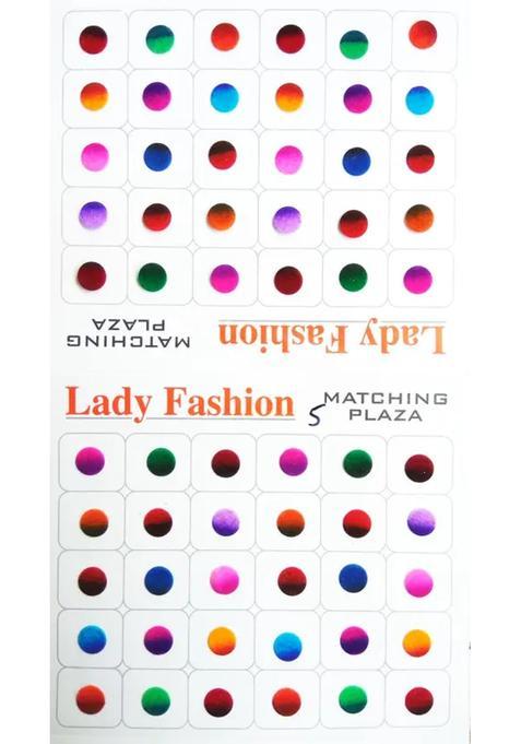 Multicolor Elegant Velvet Bindi Set