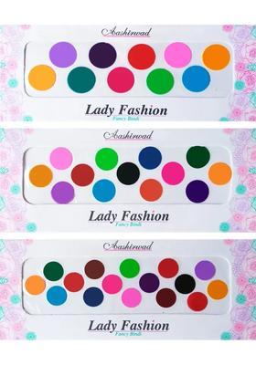 Multicolor Elegant Velvet Bindi Set