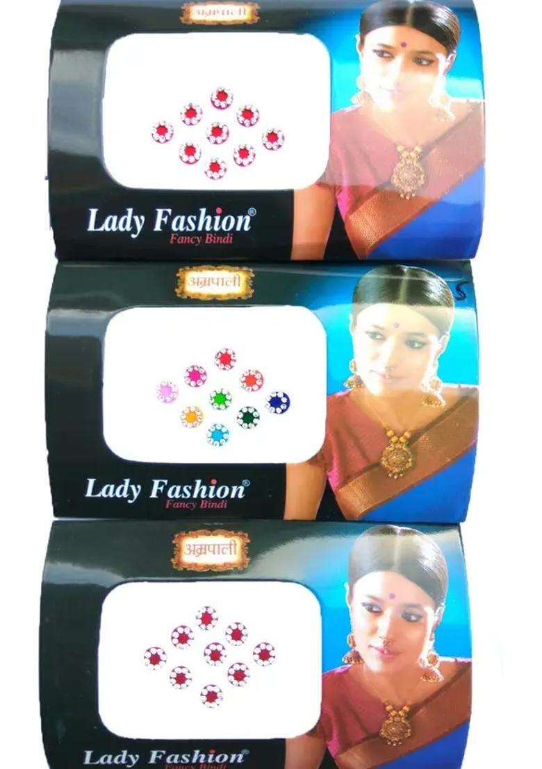 Multicolor Elegant Bindi Set - Indya