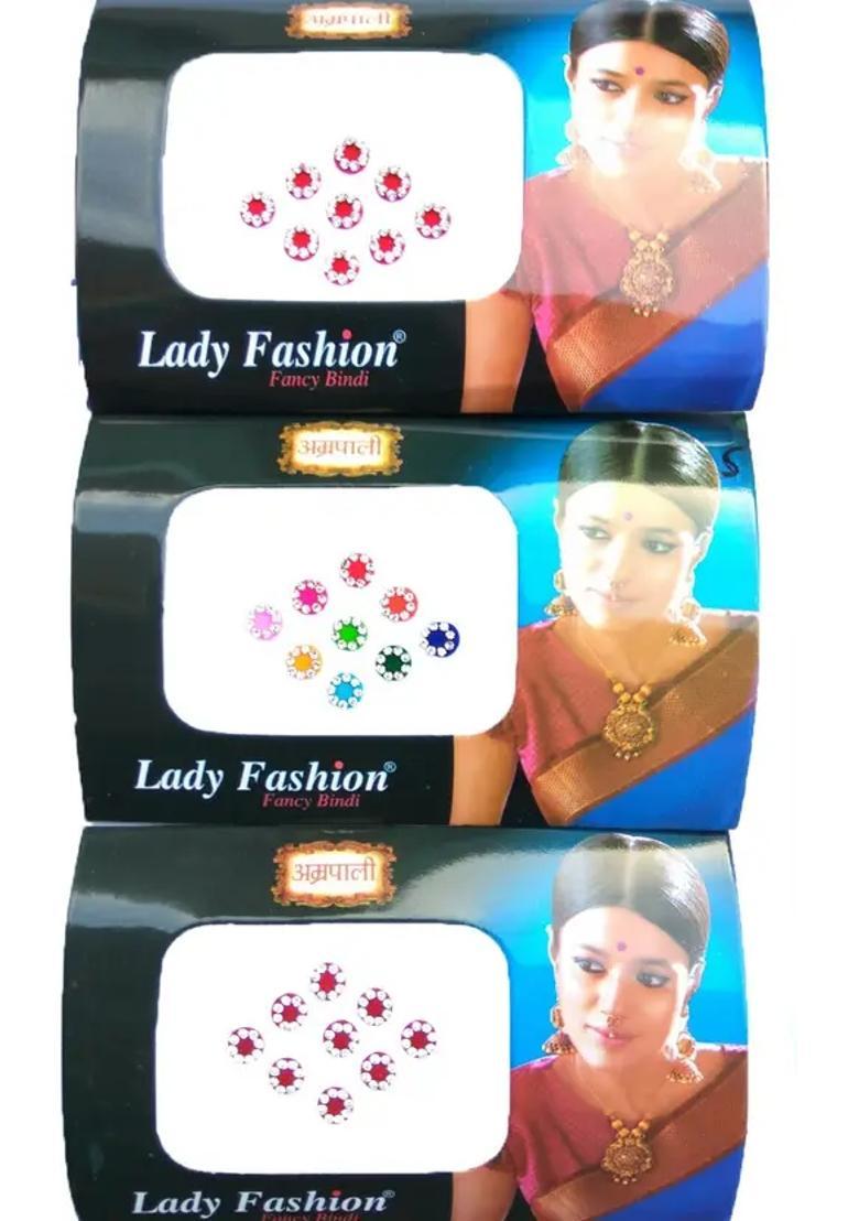 Multicolor Elegant Bindi Set - Indya