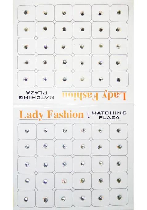 White Elegant Bindi Set