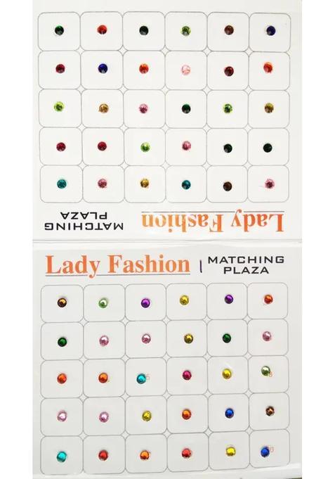 Multicolor Elegant Bindi Set