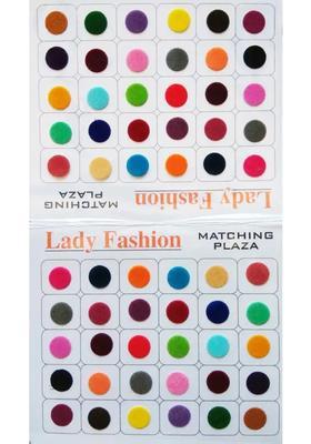 Multicolor Elegant Velvet Bindi Set