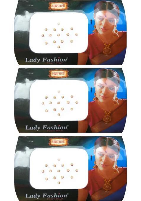 White Elegant Bindi Set