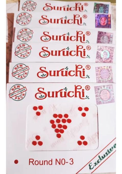 Red Elegant Bindi Set