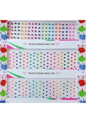 Multicolor Elegant Velvet Bindi Set