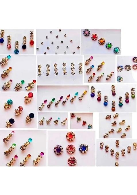 Multicolor Elegant Bindi Set
