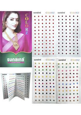 Multicolor Elegant Velvet Bindi Set