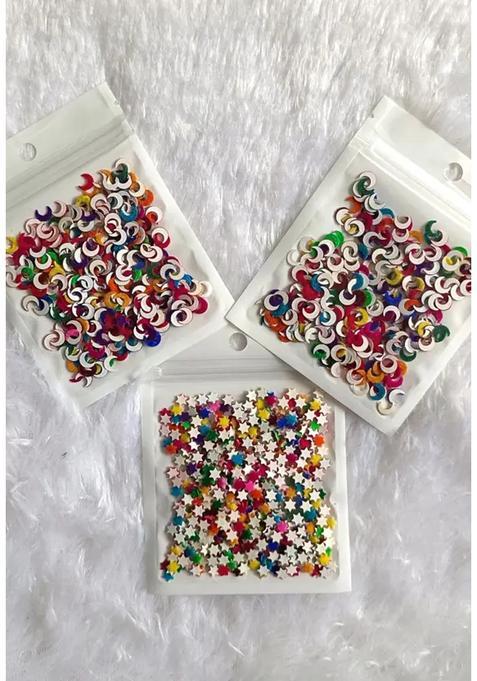 Multicolor Elegant Velvet Bindi Set