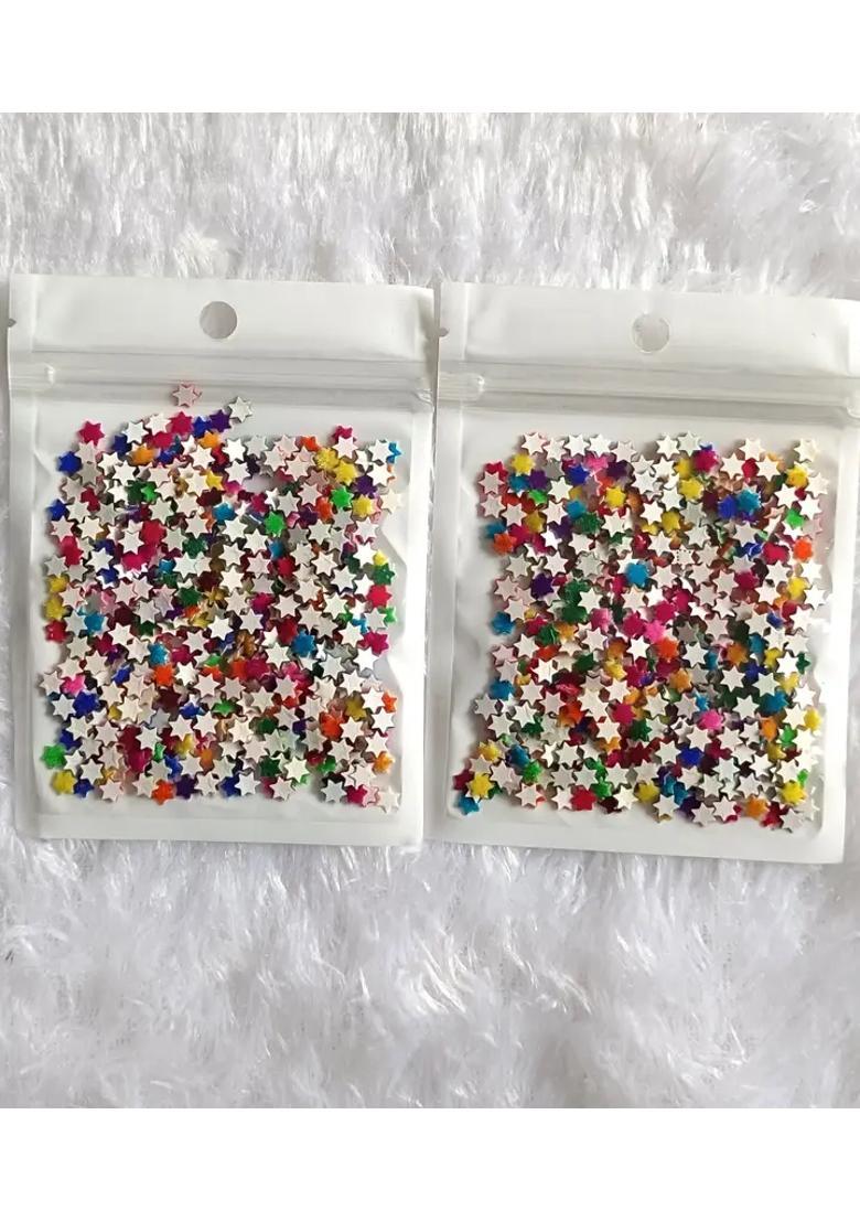 Multicolor Elegant Velvet Bindi Set - Indya