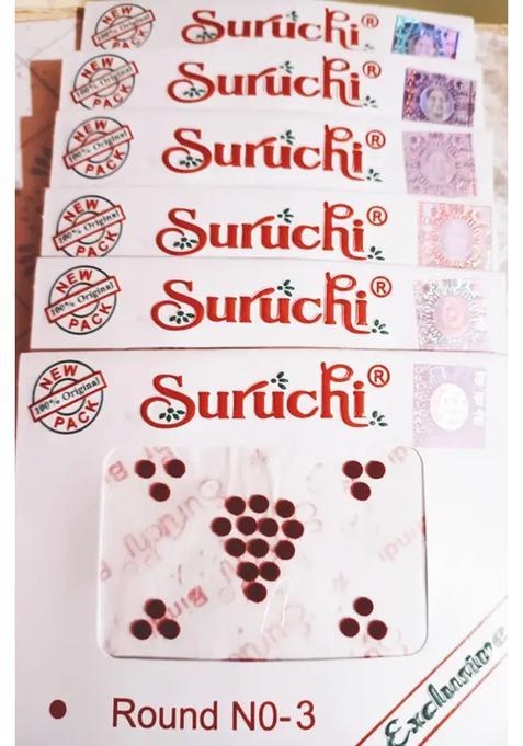 Maroon Elegant Bindi Set