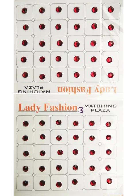 Maroon Elegant Bindi Set