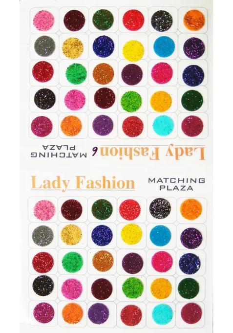 Multicolor Elegant Velvet Bindi Set