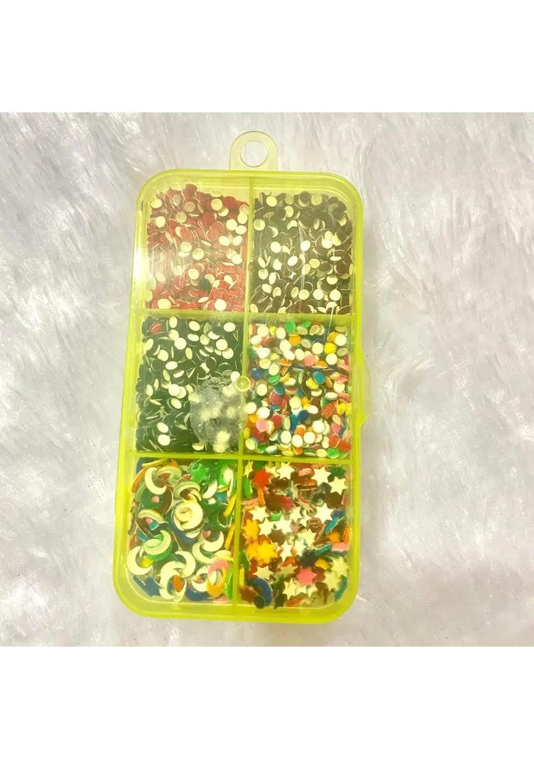 Multicolor Beautiful Velvet Bindi Set - Indya
