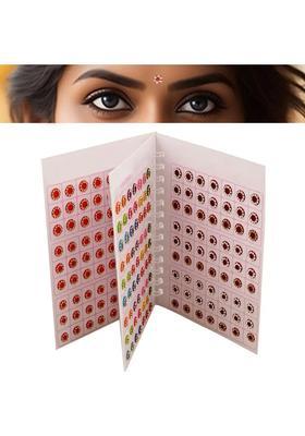 Multicolor Beautiful Velvet Bindi Set