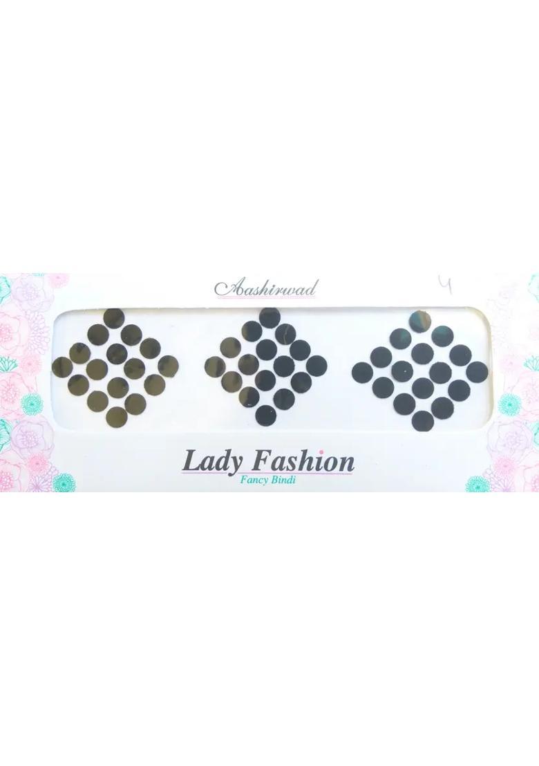 Black Beautiful Bindi Set - Indya