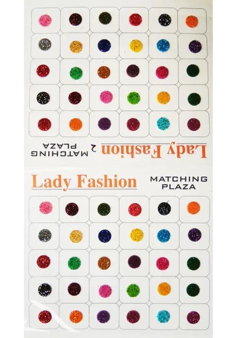 Multicolor Beautiful Velvet Bindi Set