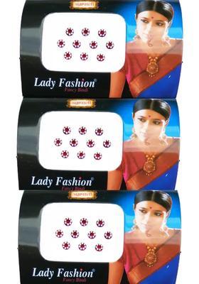 Maroon Beautiful Bindi Set
