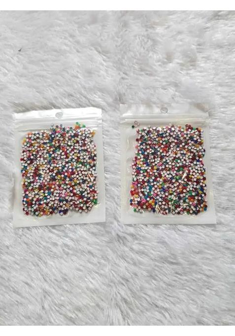 Multicolor Beautiful Velvet Bindi Set