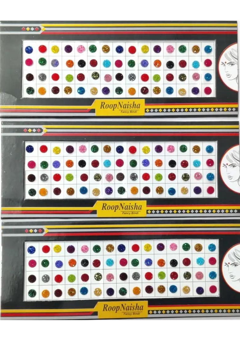 Multicolor Beautiful Bindi Set - Indya