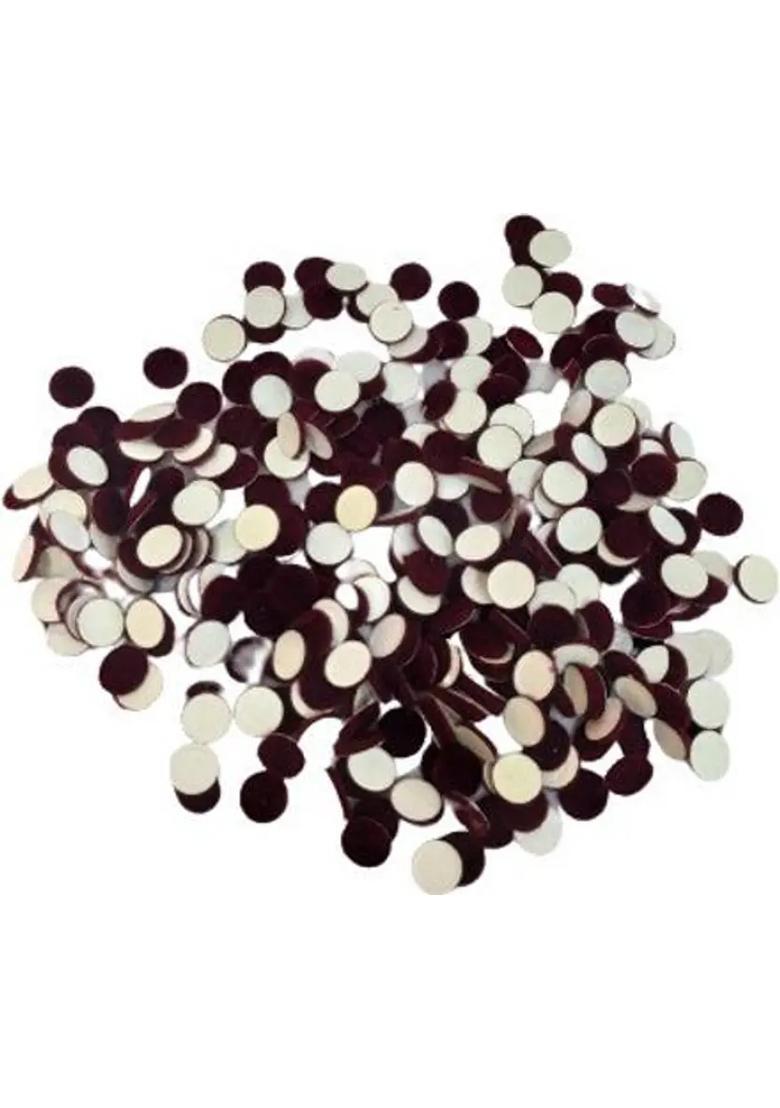 Maroon Beautiful Velvet Bindi Set - Indya